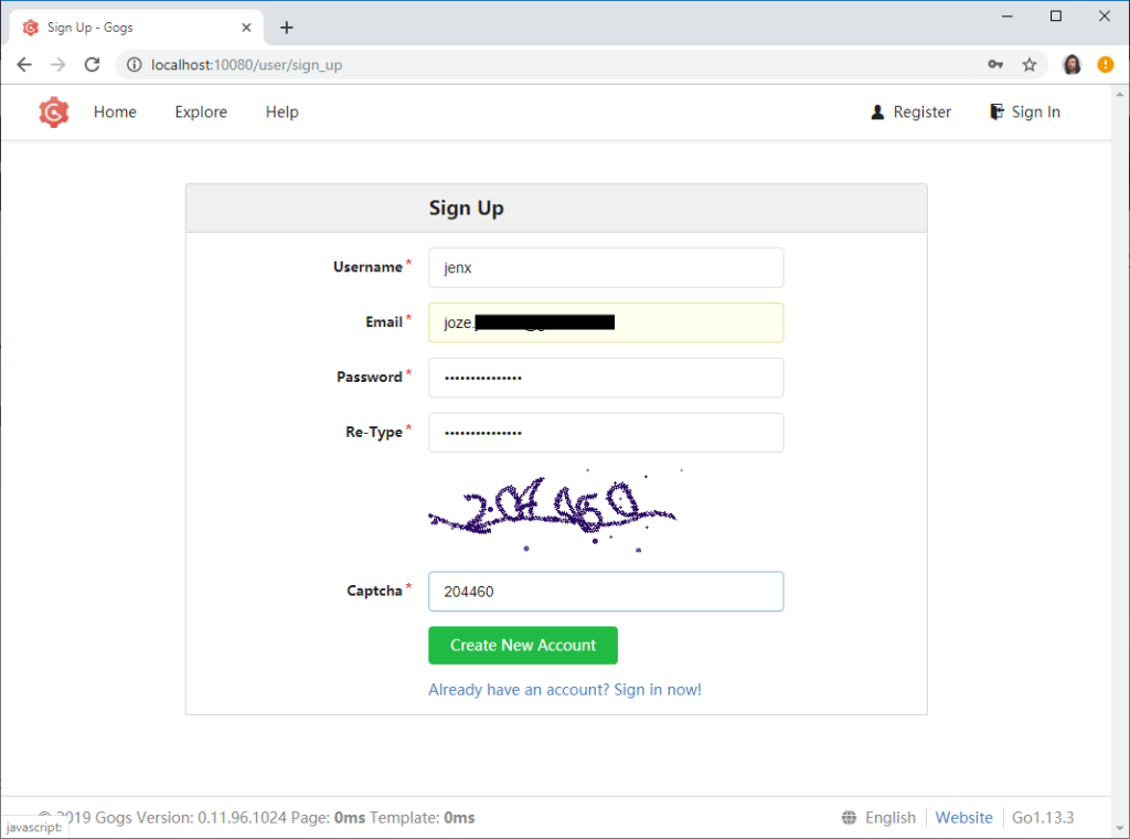 gogs-new-user