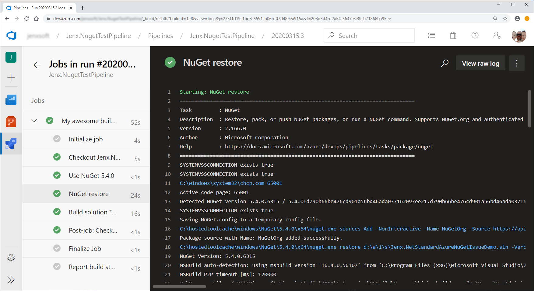 Failed with result exit code