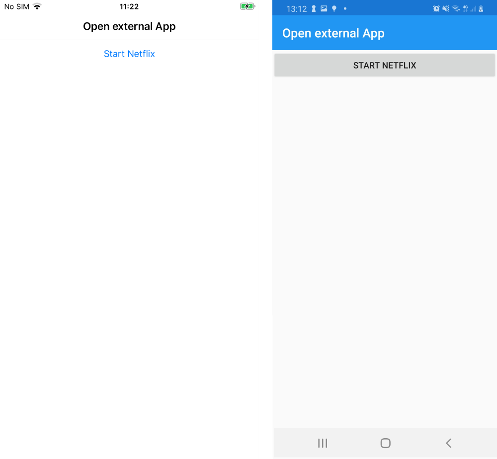 my demo xamarin forms app for opening external apps