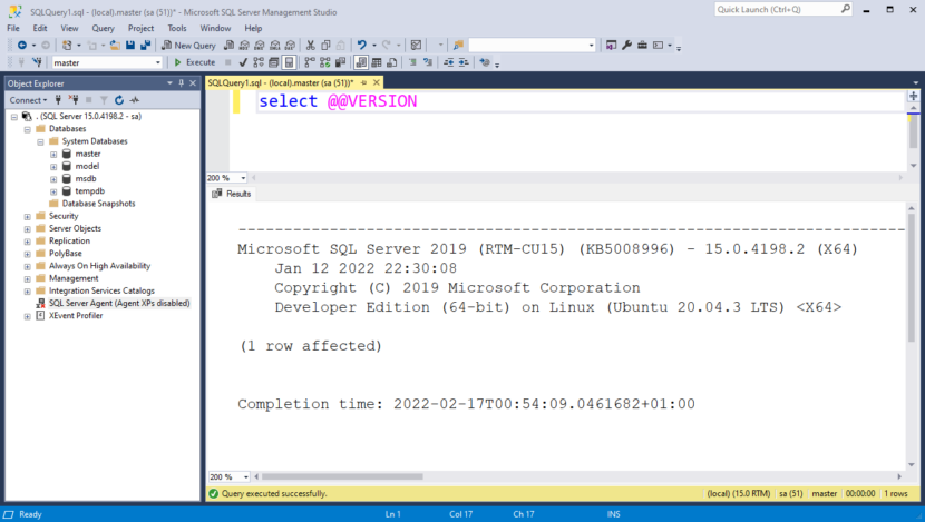 SQL SERVER and Docker – jenx.si